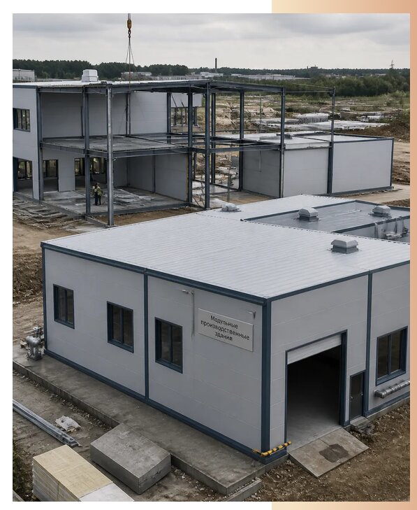Модульные производственные здания в Старой Руссе по цене от 35665 р. | БытовкаПрофи-Срс