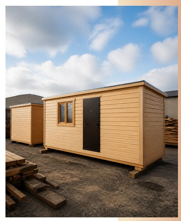 Деревянные вагончики для дачи в Старой Руссе по цене от 122280 р. | БытовкаПрофи-Срс